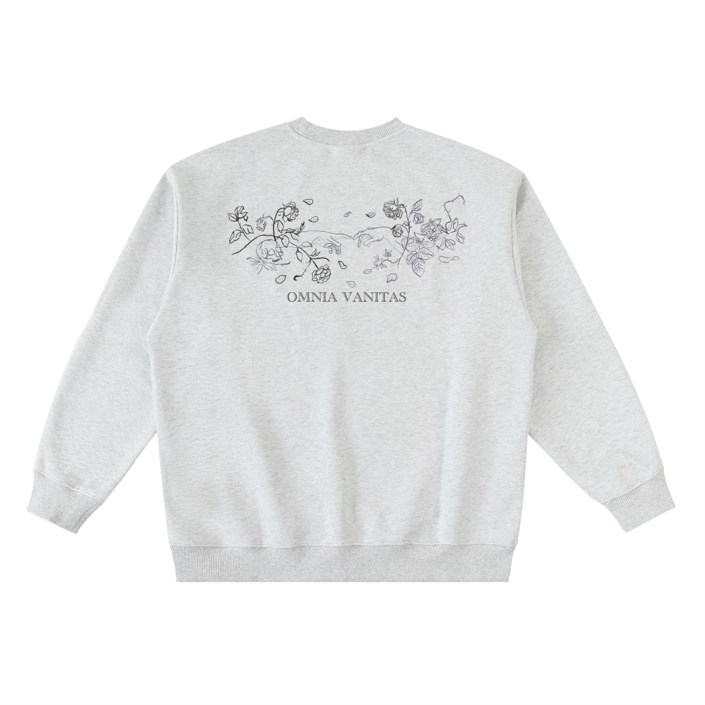 RAVNIS Vanitas Inverted Crewneck Sweatshirt