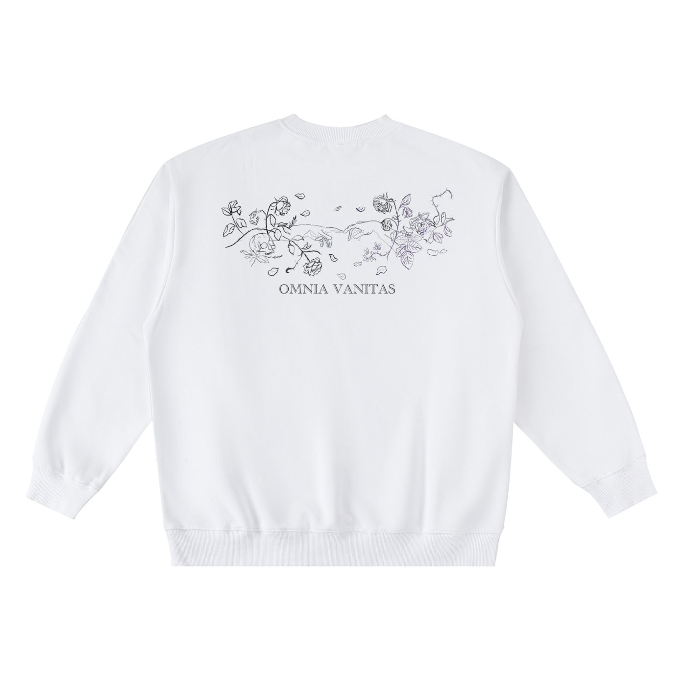 RAVNIS Vanitas Inverted Crewneck Sweatshirt